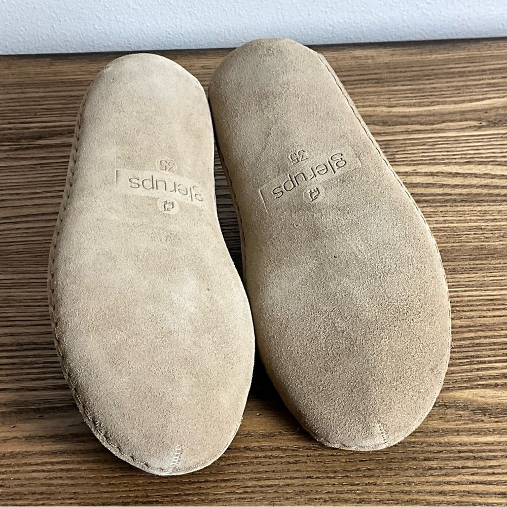 Glerups Petrol Blue Wool Slippers, New in Box - Picture 5 of 9